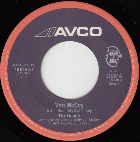 Van McCoy & The Soul City Symphony - Disco Baby / The Hustle tweedehands 7 inch LP bij Run4Records