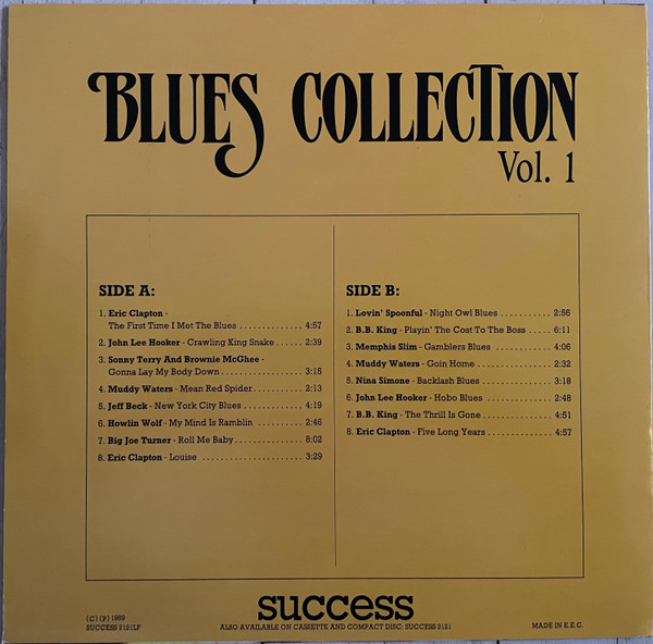Various - Blues Collection - Vol.1 tweedehands verzamel LP bij Run4Records
