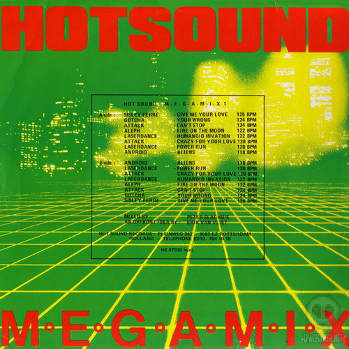Various - Hotsound Megamix 1 tweedehands disco LP bij Run4Records