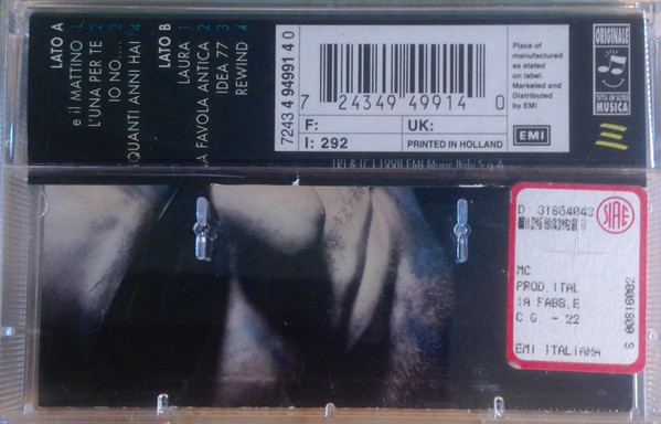 Vasco Rossi - Canzoni Per Me tweedehands cassette LP bij Run4Records