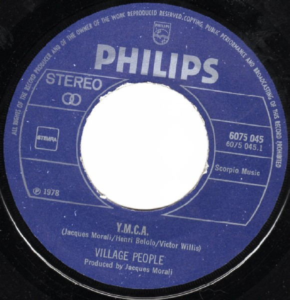 Village People - Y.M.C.A. tweedehands 7 inch LP bij Run4Records