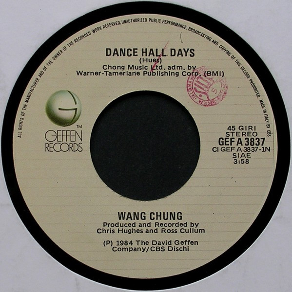 Wang Chung - Dance Hall Days tweedehands 7 inch LP bij Run4Records