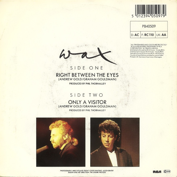 Wax (6) - Right Between The Eyes tweedehands 7 inch LP bij Run4Records