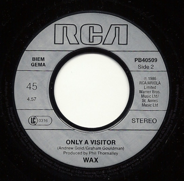 Wax (6) - Right Between The Eyes tweedehands 7 inch LP bij Run4Records