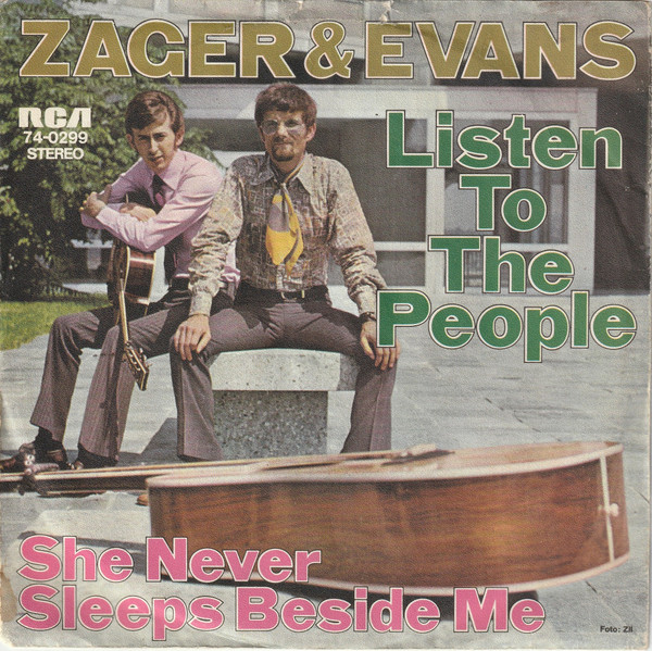 Zager & Evans - Listen To The People tweedehands 7 inch LP bij Run4Records