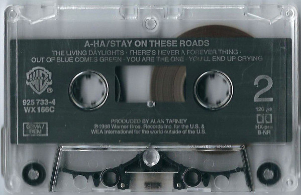 a-ha - Stay On These Roads tweedehands cassette LP bij Run4Records