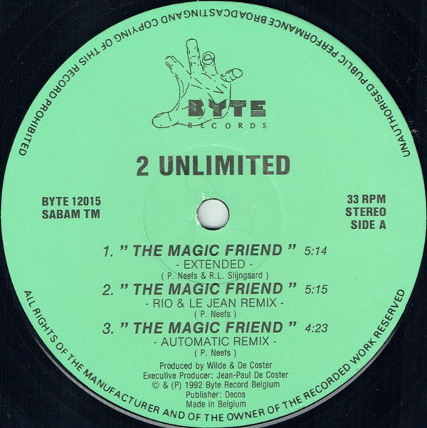 2 Unlimited - The Magic Friend tweedehands house LP bij Run4Records