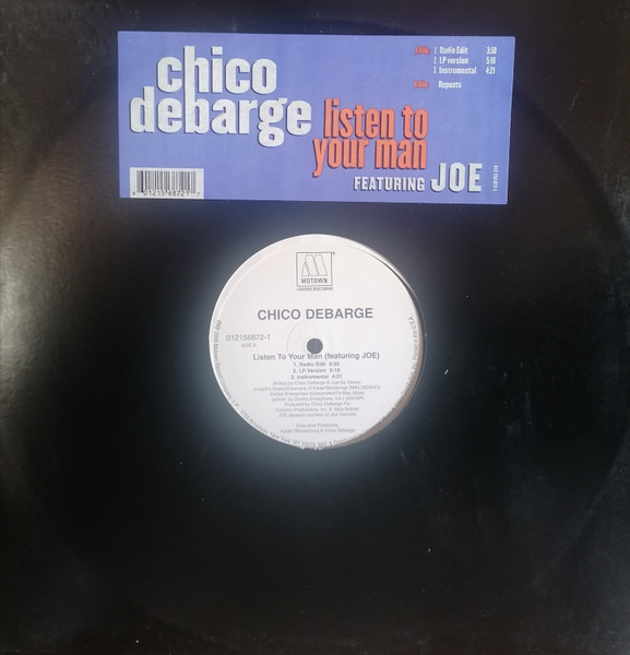 Chico DeBarge, Joe - Listen To Your Man tweedehands soul LP bij Run4Records
