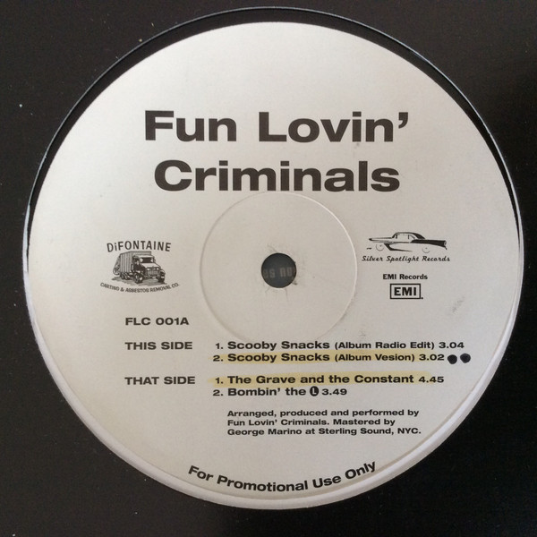 Fun Lovin' Criminals - Scooby Snacks tweedehands rock LP bij Run4Records