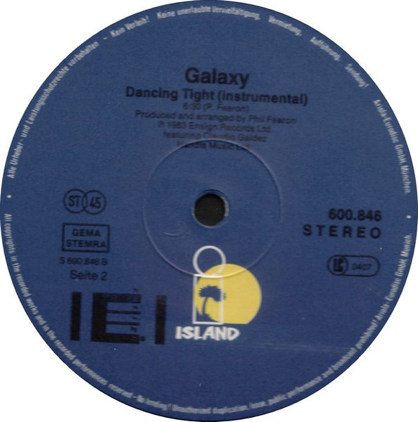 Galaxy (4) - Dancing Tight tweedehands disco LP bij Run4Records