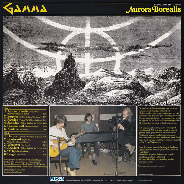 Gamma (8) - Aurora Borealis tweedehands jazz LP bij Run4Records