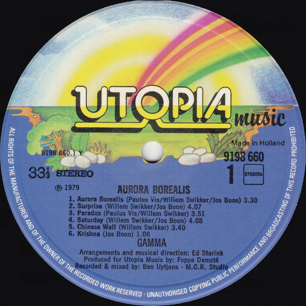 Gamma (8) - Aurora Borealis tweedehands jazz LP bij Run4Records