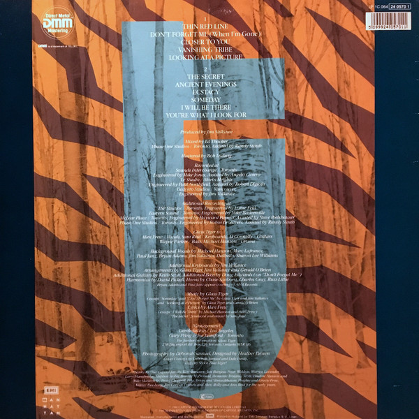 Glass Tiger - The Thin Red Line tweedehands rock LP bij Run4Records