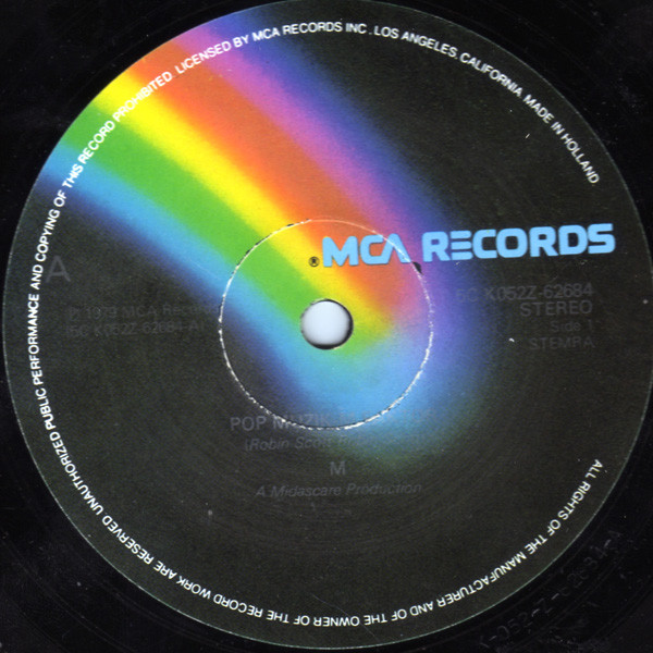 M (2) - Pop Muzik / M Factor tweedehands disco LP bij Run4Records