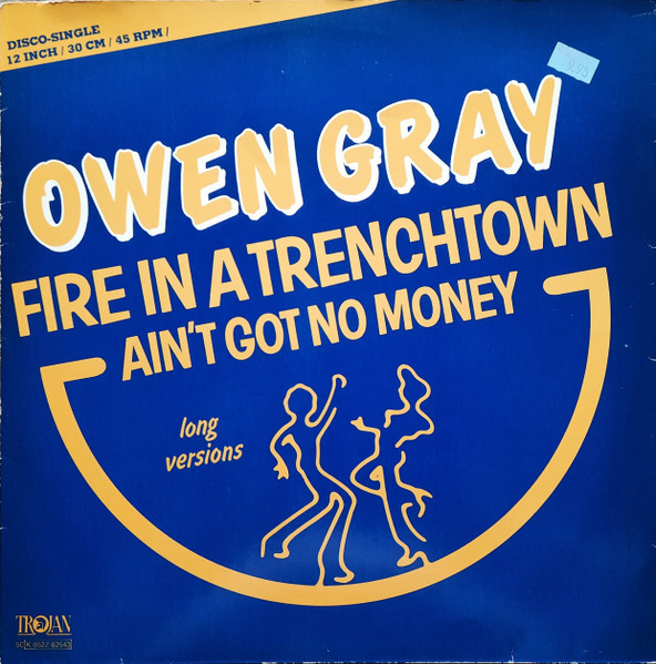 Owen Gray - Fire In A Trenchtown tweedehands reggae LP bij Run4Records