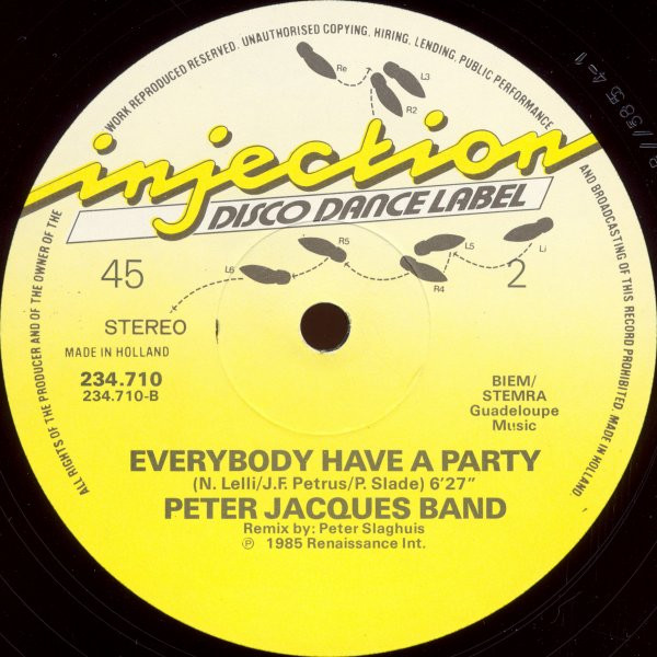 Peter Jacques Band - Mexico (Remix) tweedehands disco LP bij Run4Records