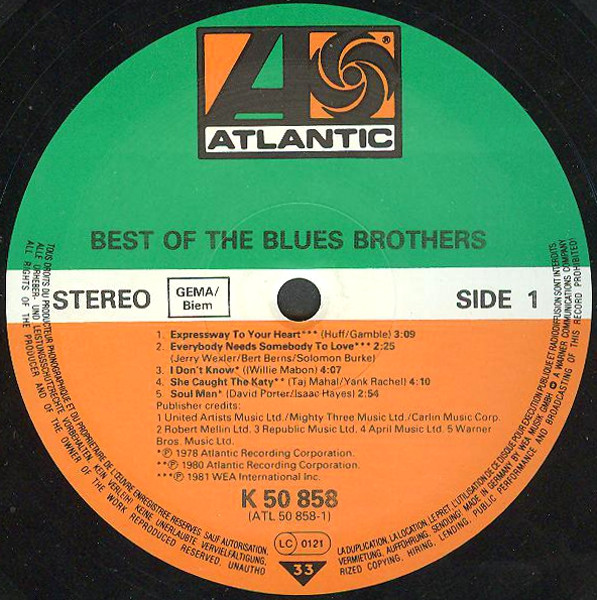The Blues Brothers - Best Of The Blues Brothers tweedehands soul LP bij Run4Records