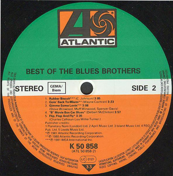The Blues Brothers - Best Of The Blues Brothers tweedehands soul LP bij Run4Records